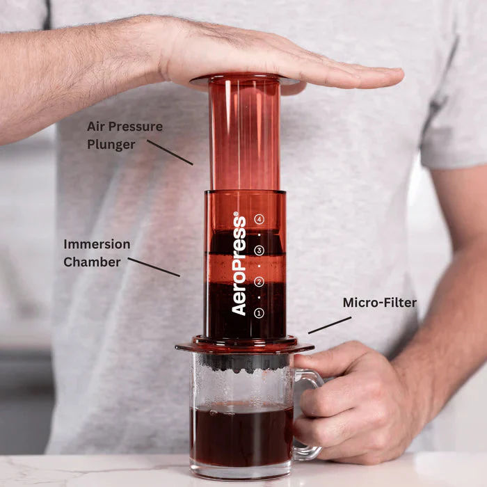 AeroPress Coffee Maker – Clear & Colors