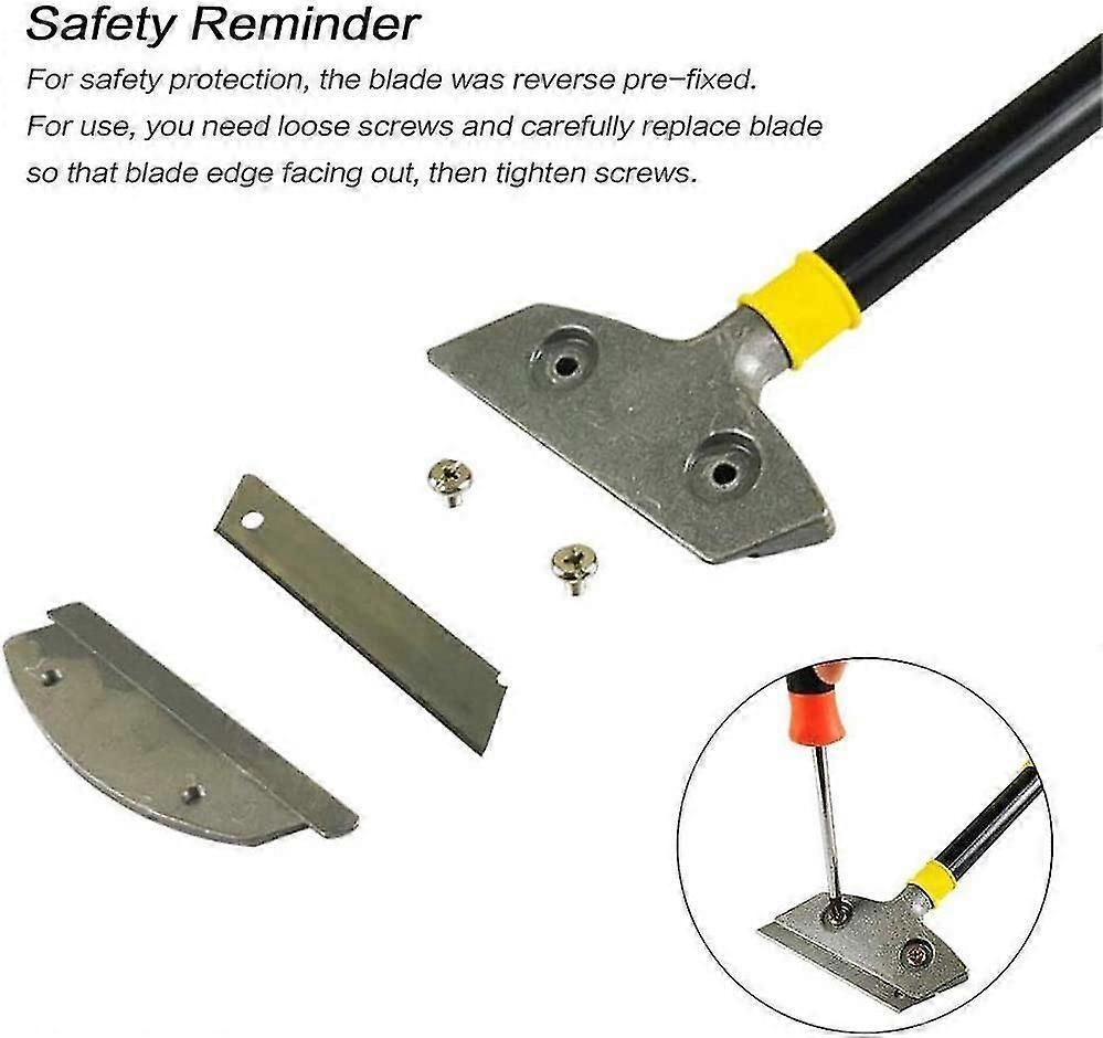Hob Scraper Tool Cleaning Scraper with Metal Blade