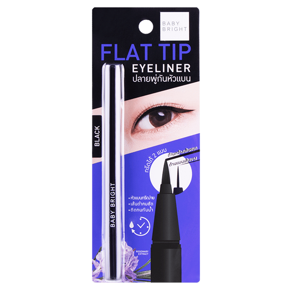 Flat Tip Eyeliner 0.7g Baby Bright (M)