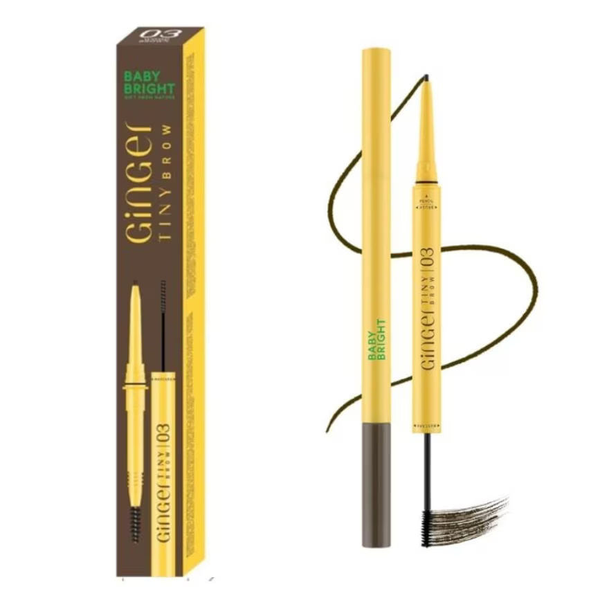 Ginger Tiny Brow 0.06g+1g Baby Bright (M) 03 Wood Brown