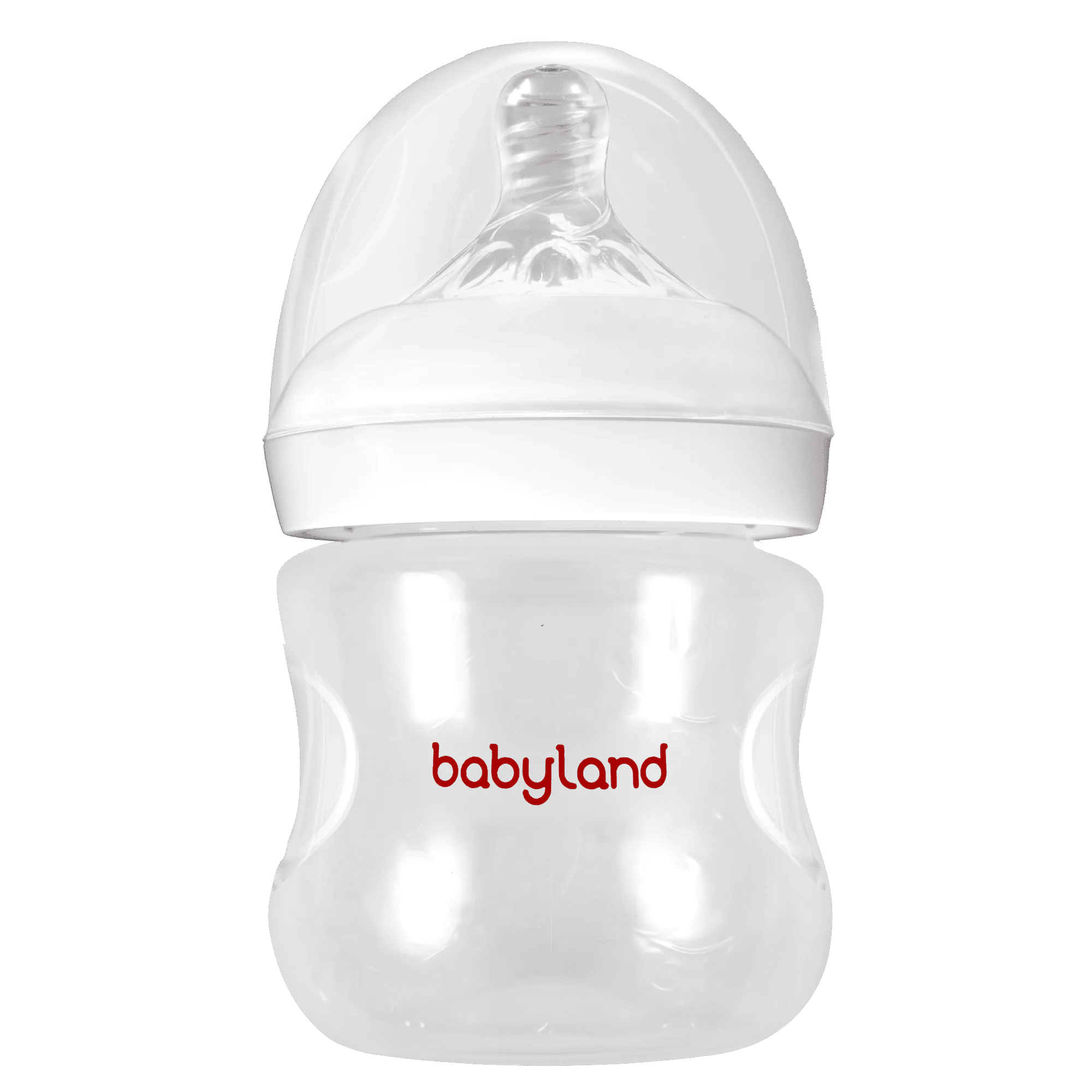 Baby Land Natural Newborn Baby Bottle 125ml – white