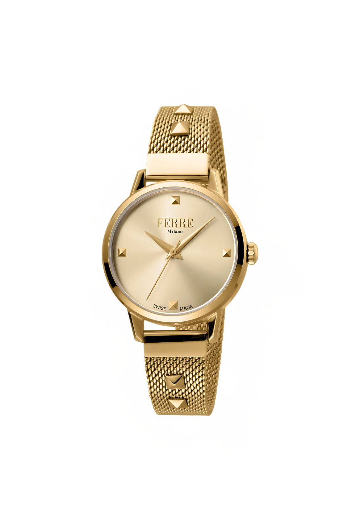 Ferrè Milano Lady watch - LAD 3H SS WHTFM1L136M0061