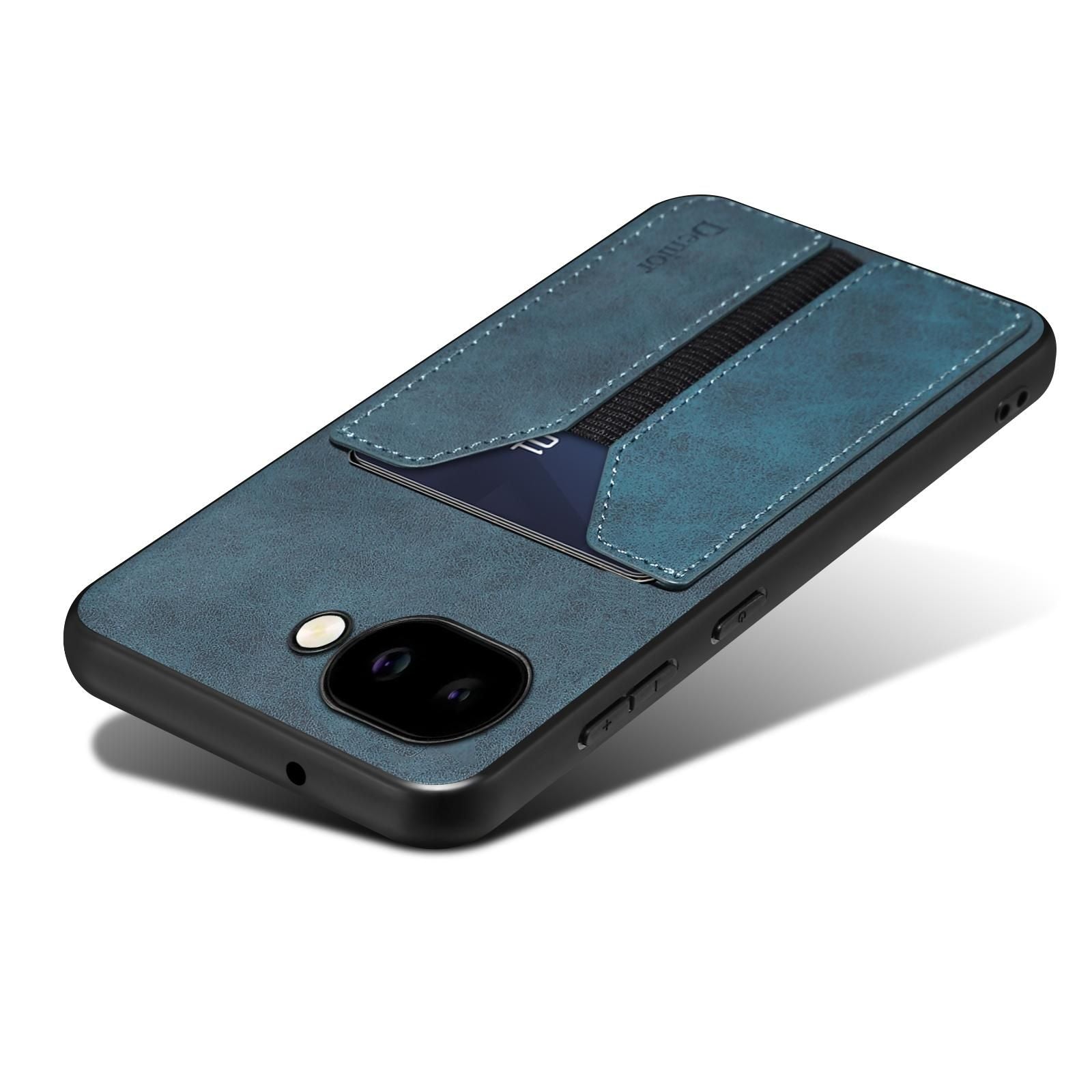 Denior DV Elastic Card Slot PU Case For Google Pixel 9a