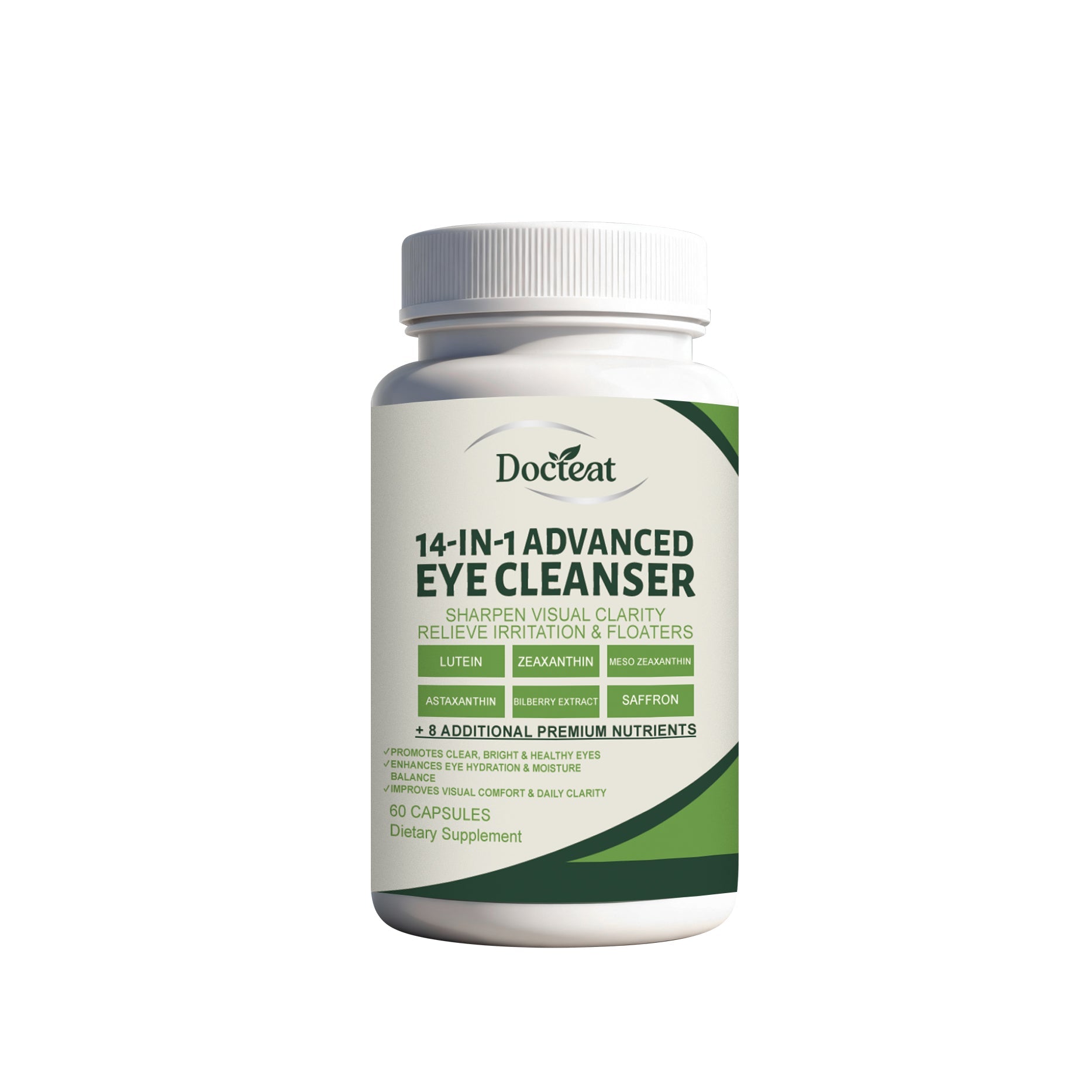 Eye Care Supplement Capsules, Relieve Dryness, Improve Vision, Eye Fatigue Relief ,60 capsules