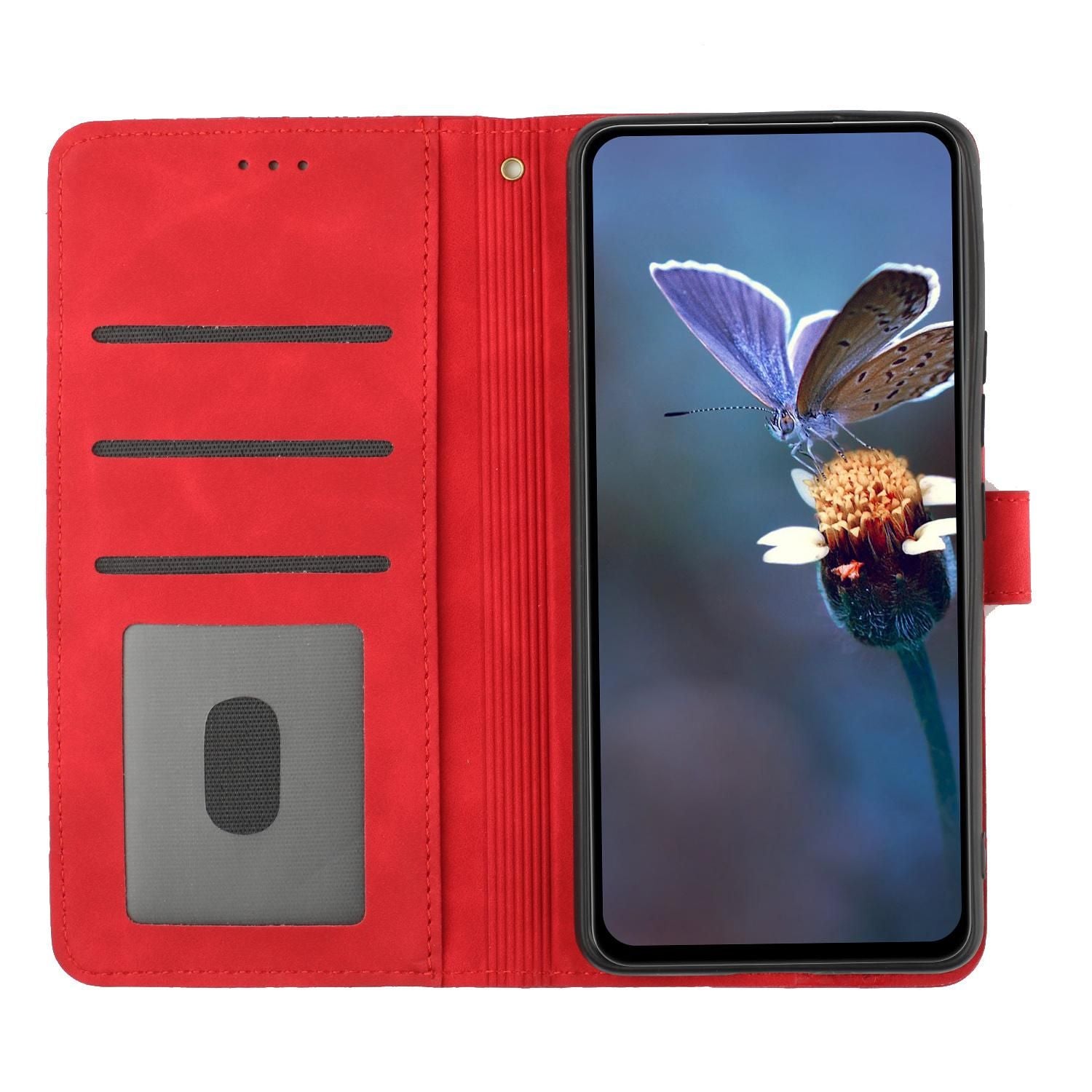 Flower Embossing Leather Case For Google Pixel 9a