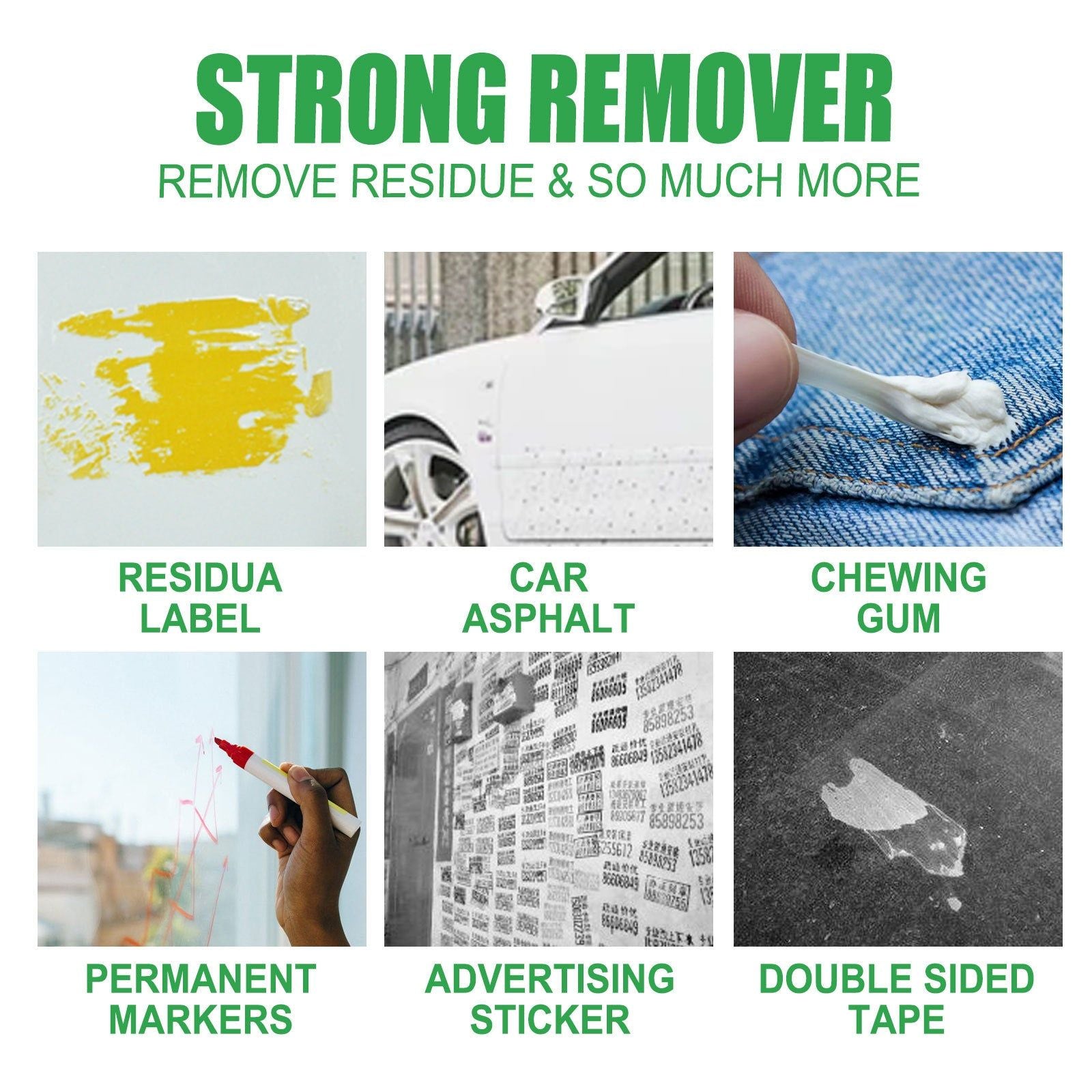 Auto Stripping Spray, Powerful Cleaning Paste for Car & Furniture Adhesive Removal ,30ml
