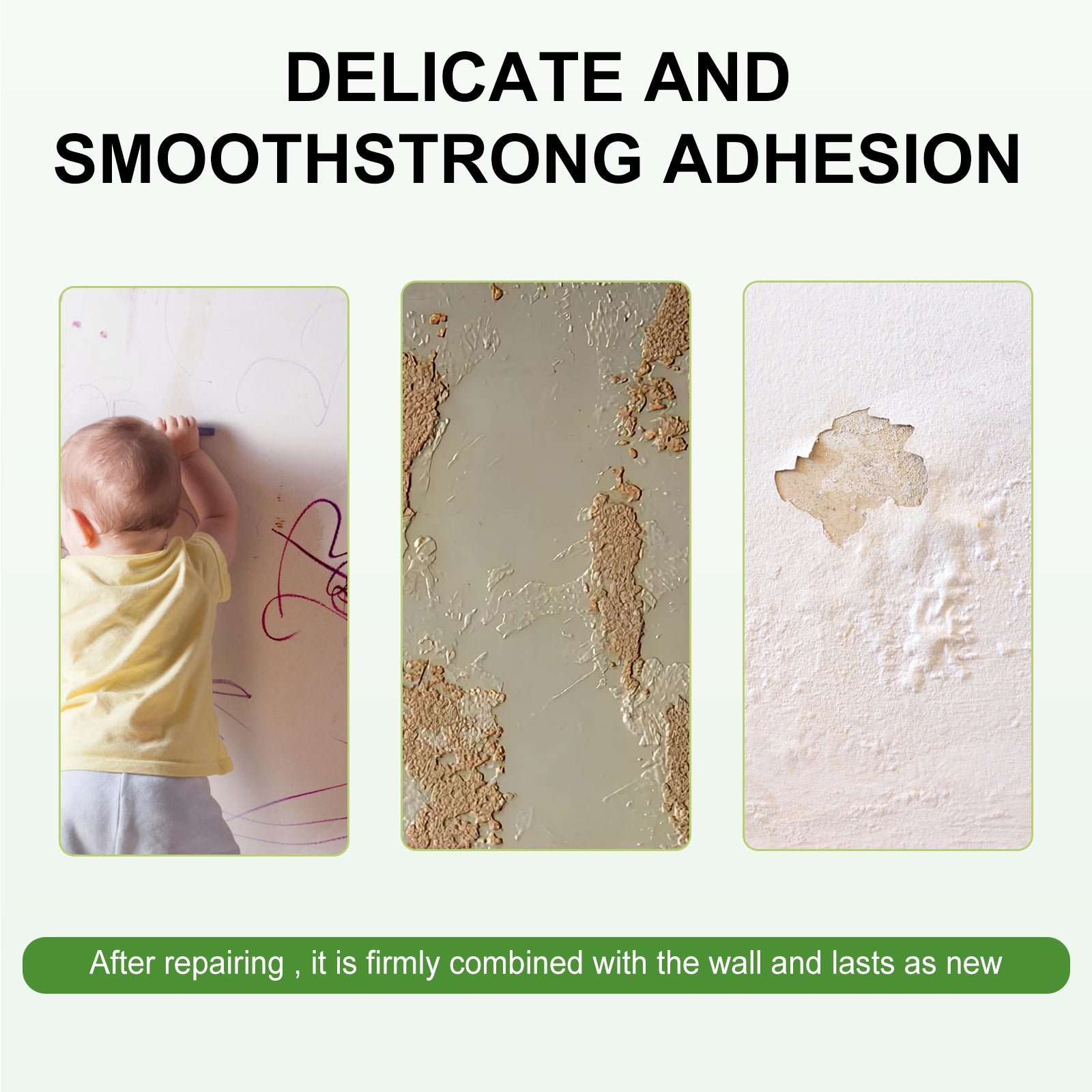 Premium Wall Mending Paste, Waterproof, Mold Resistant, Easy Repair for Cracks ,150g
