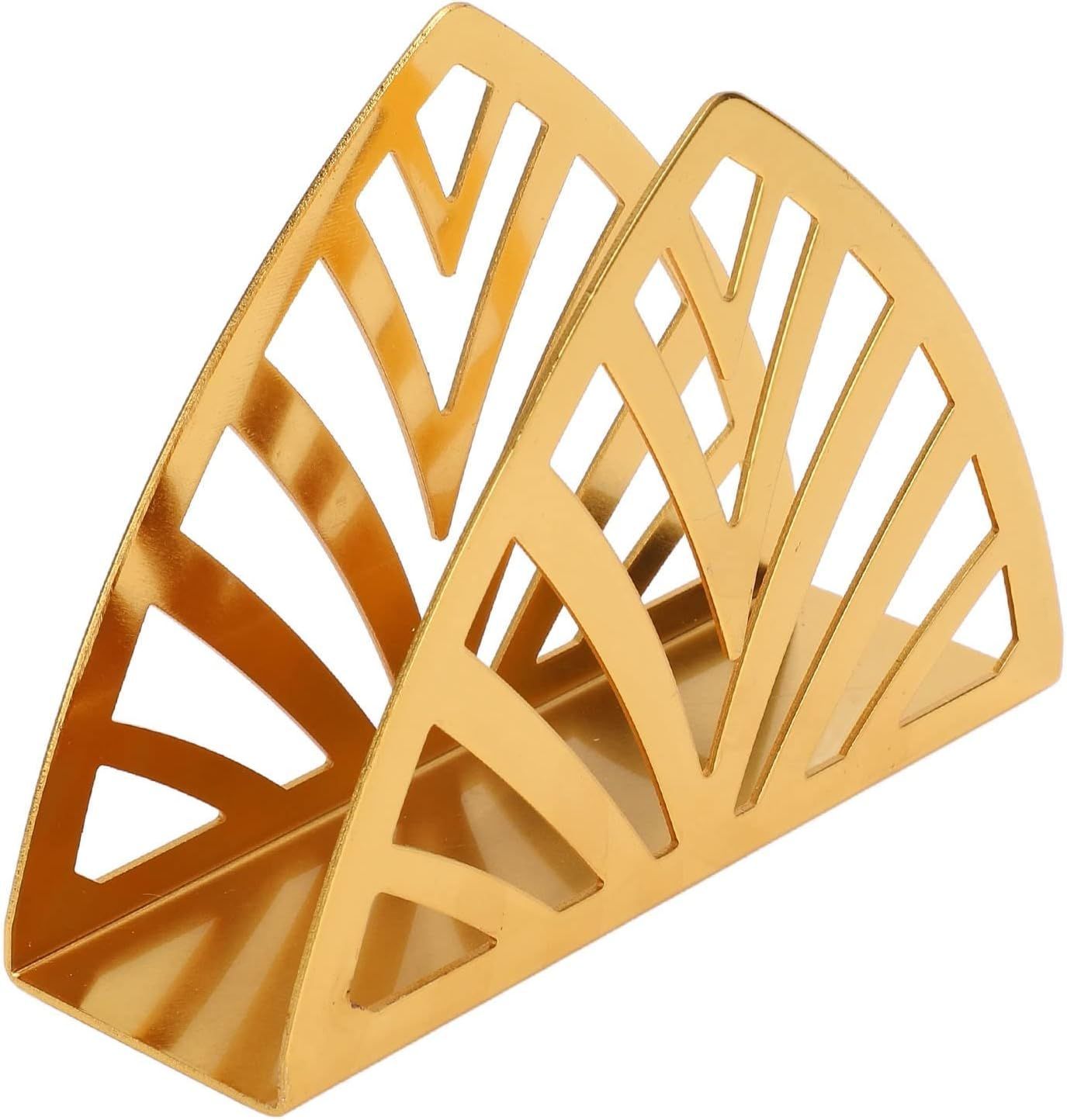 Elegant Napkin Holder Stainless Steel Golden Napkin Dispenser