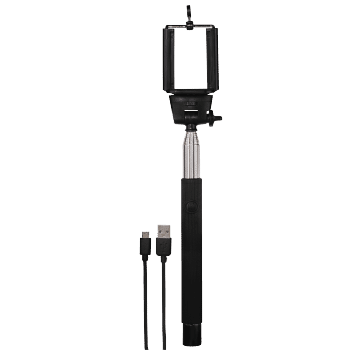 HAMA 4284 "Moments 100" Selfie Stick, Bluetooth®, black