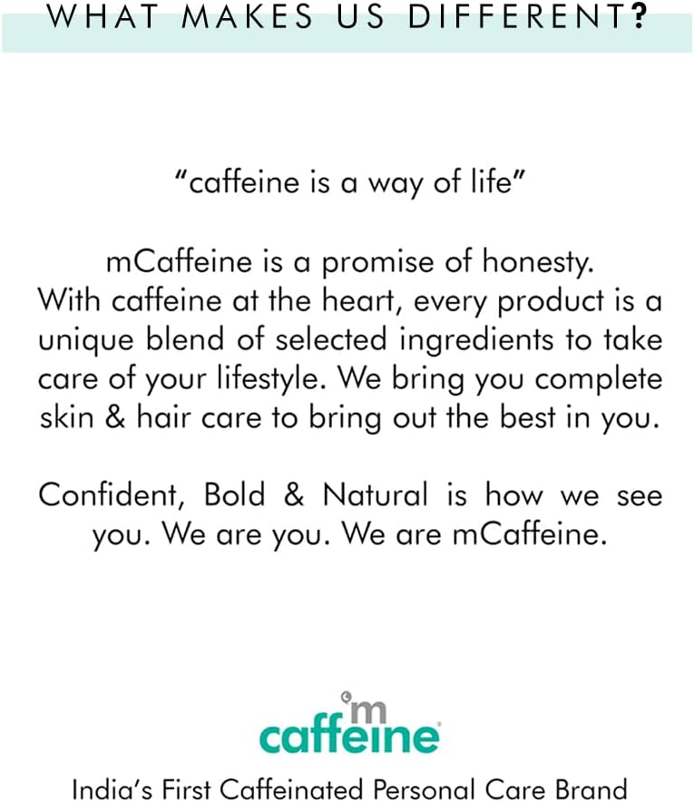 mCaffeine Naked & Raw Coffee Body Polishing Oil with Vitamin E, 100 ml