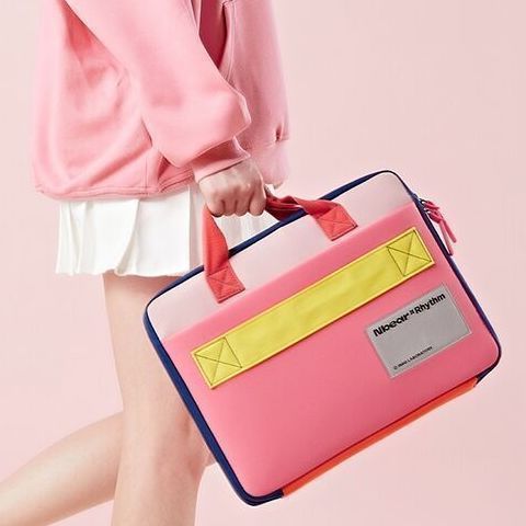 Laptop Sleeve Colorblock Laptop Protective Bag Briefcase For Business Travel