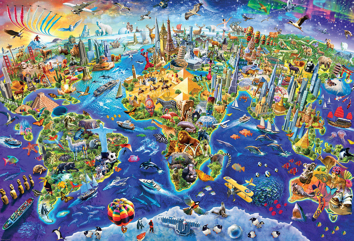 Crazy World 2000 Pieces Puzzle