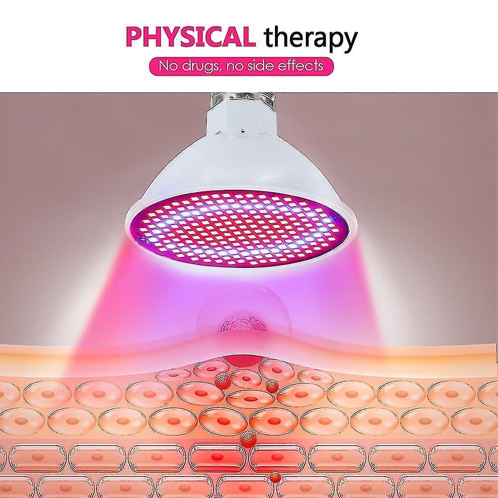 660nm 850nm Red Light Therapy Full Body Beauty Light Lamp Facial Rejuvenating Skin Care Infrared 200leds Physical Acne Treatment