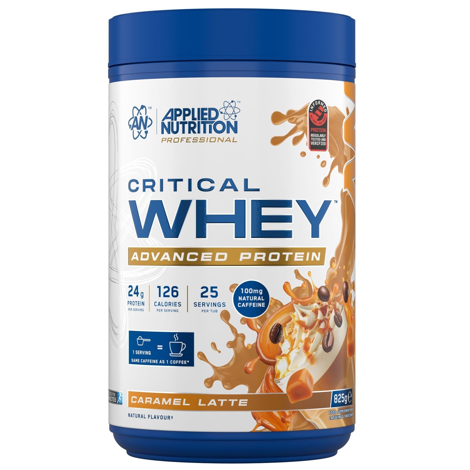 AN CRITICAL WHEY 825G CARAMEL LATTE