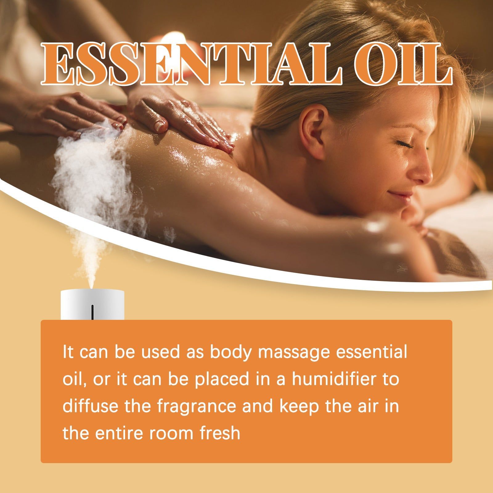 Sweet Orange Body Care Oil, Moisturizing, Firming, Skin Whitening, Aromatherapy ,10ml/box