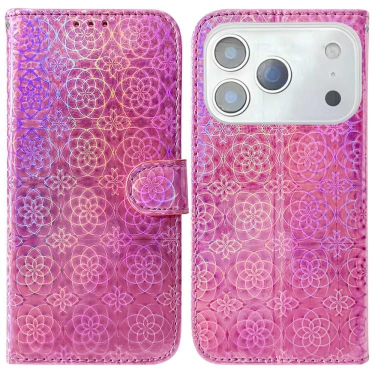 For iPhone 18 Pro Max / iPhone 17 Pro Max Colorful Magnetic Buckle Leather Phone Case