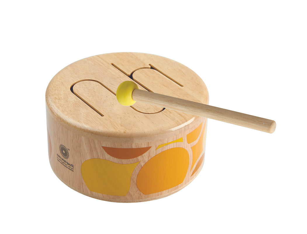 Sustainable Solid Wooden Kids Drum