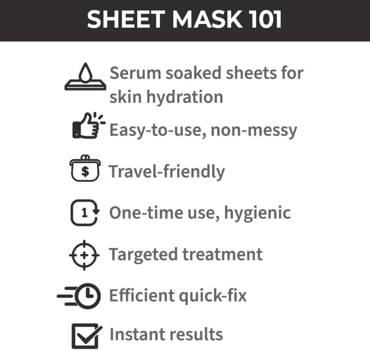 NYKAA Skin Secrets Black mud & Aloe Vera Sheet Mask