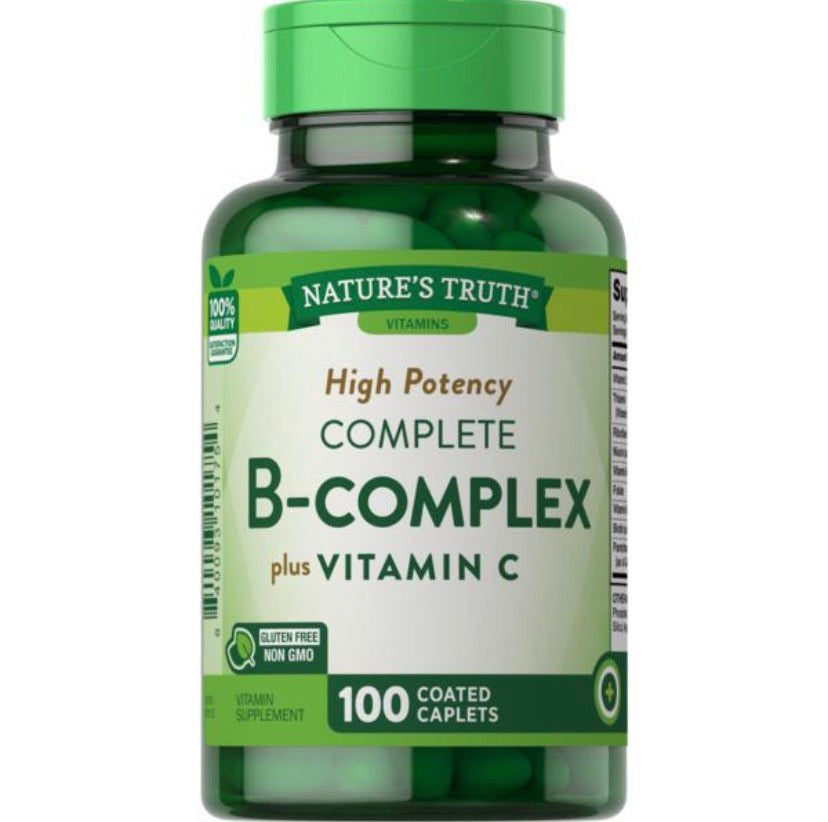 NATURES TRUTH B-COMPLEX+ VIT C 100 CAP