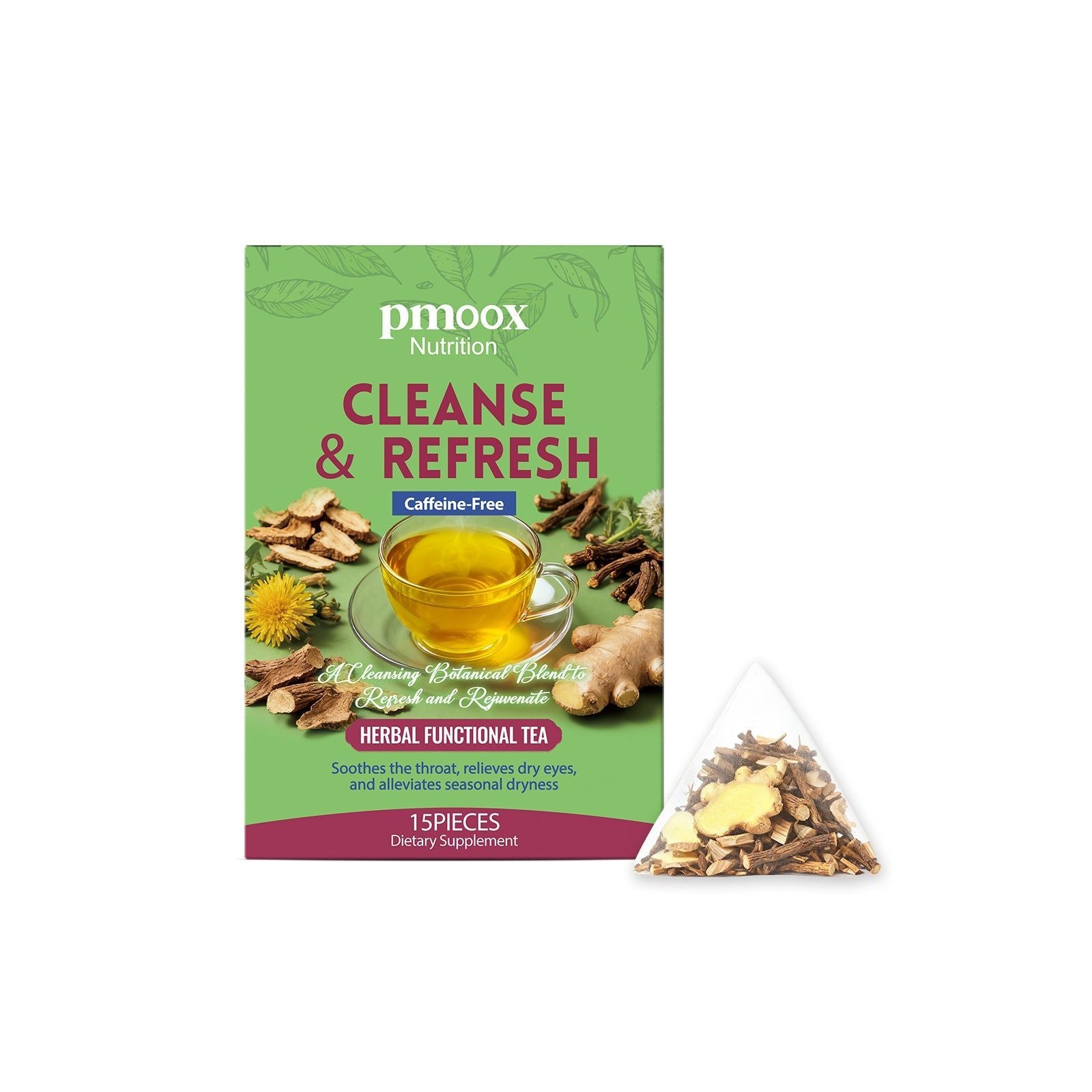Herbal Tea for Body Care, Natural Detox, Relax & Rejuvenate, Private Label ,15pcs