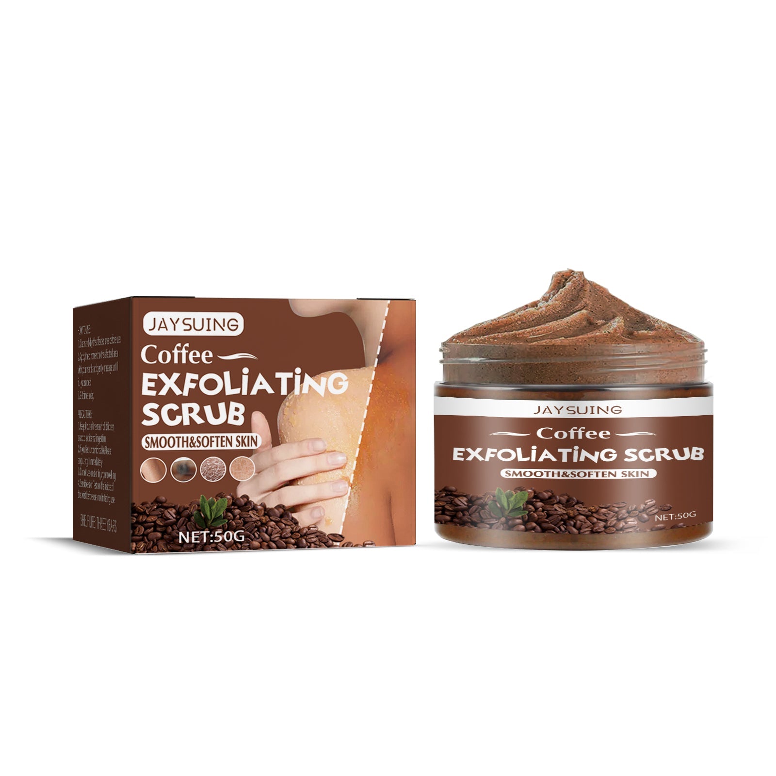 Coffee Scrub Deep Cleansing Exfoliating Skin Brightening Moisturizer ,50g