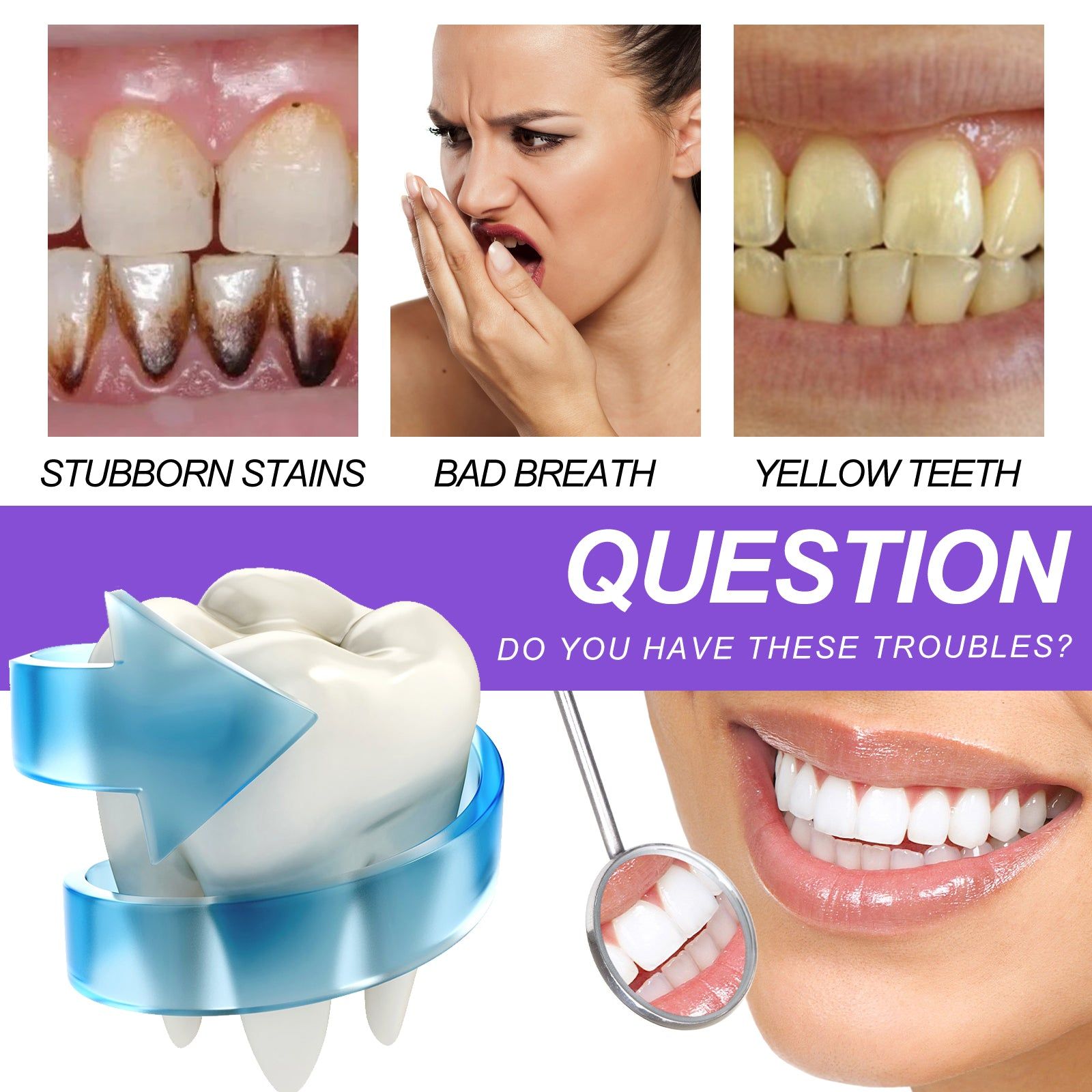 Brighten Your Smile with Oral Cleaning and Whitening Teeth, Gentle on Sensitive Gums ,30ml