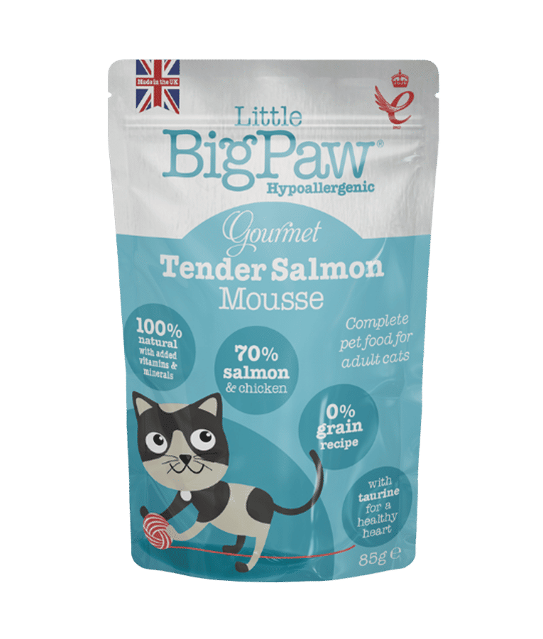 Little BigPaw Gourmet Atlantic Salmon Mousse Wet Cat Food 85g