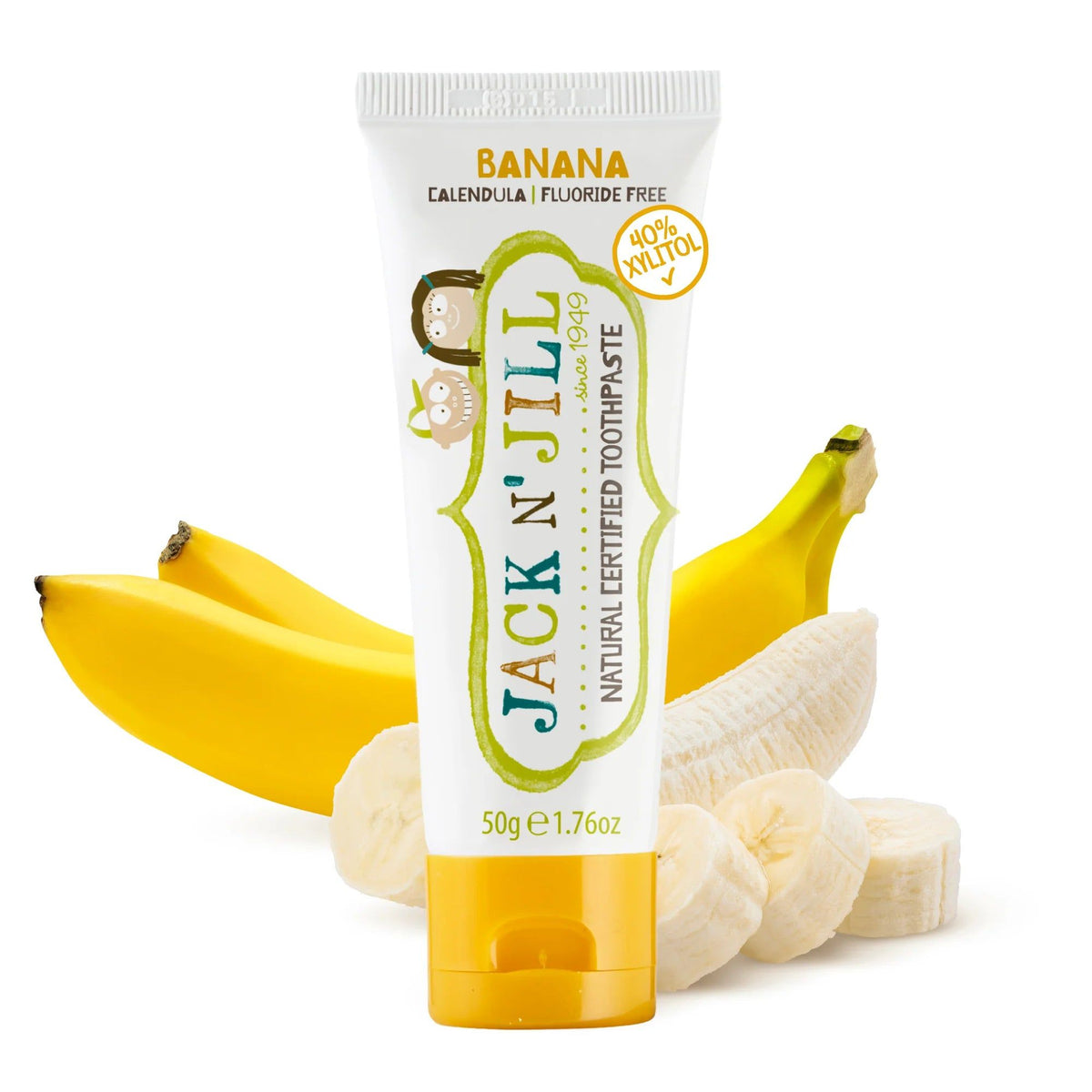 Jack N' Jill Natural Certified Toothpaste - Banana 50g
