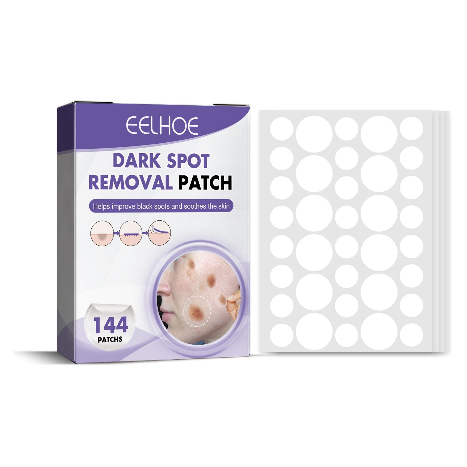Facial Spot Treatment Patches Invisible Blemish Stickers 144pcs