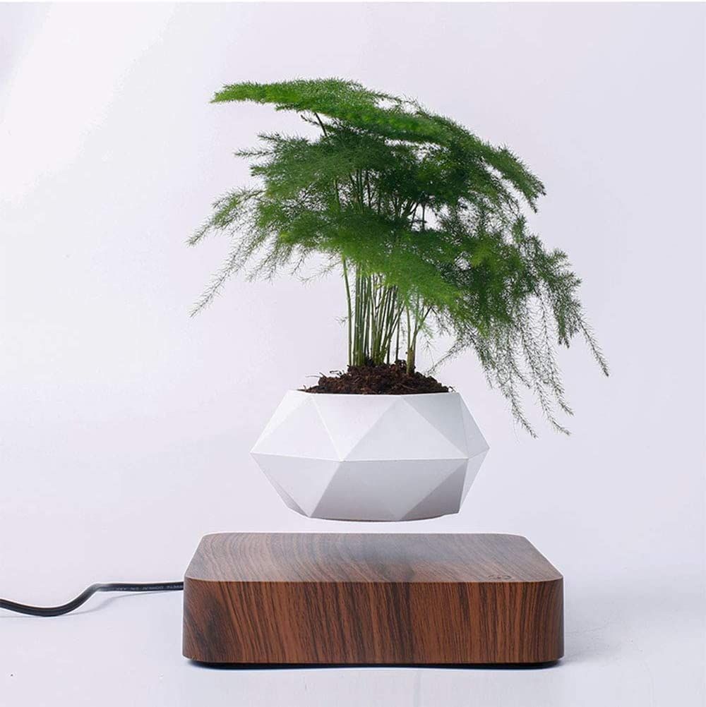 Levitating Air Bonsai Pot Magnetic Levitation Floating Pot Potted Plant Desk Dcor