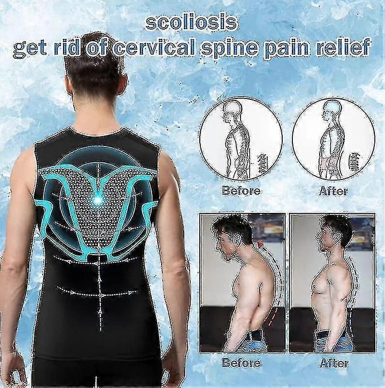 Posture Corrector Vest For Men, Ionic Shaping Sleeveless Shirt zxin