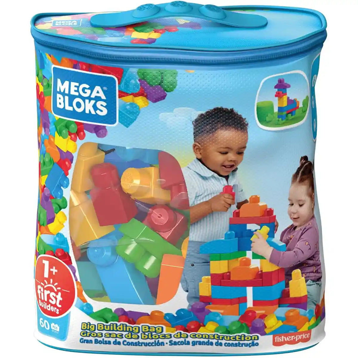 MB FIRST BUILDERS BUILDING BAG 60PCS CLASSIC - DCH55