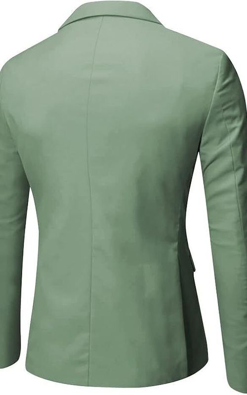 Pastel Green Coat Pant Vest Tuxedo, Elegant Formal Attire for Weddings