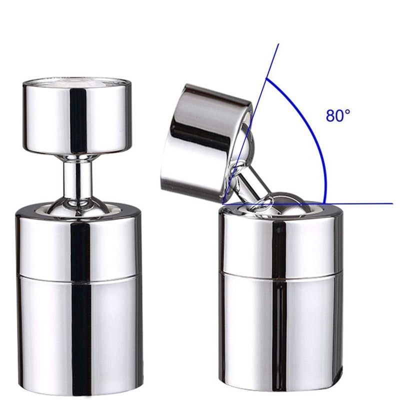 Dual-Function Faucet Spout Bubbler External