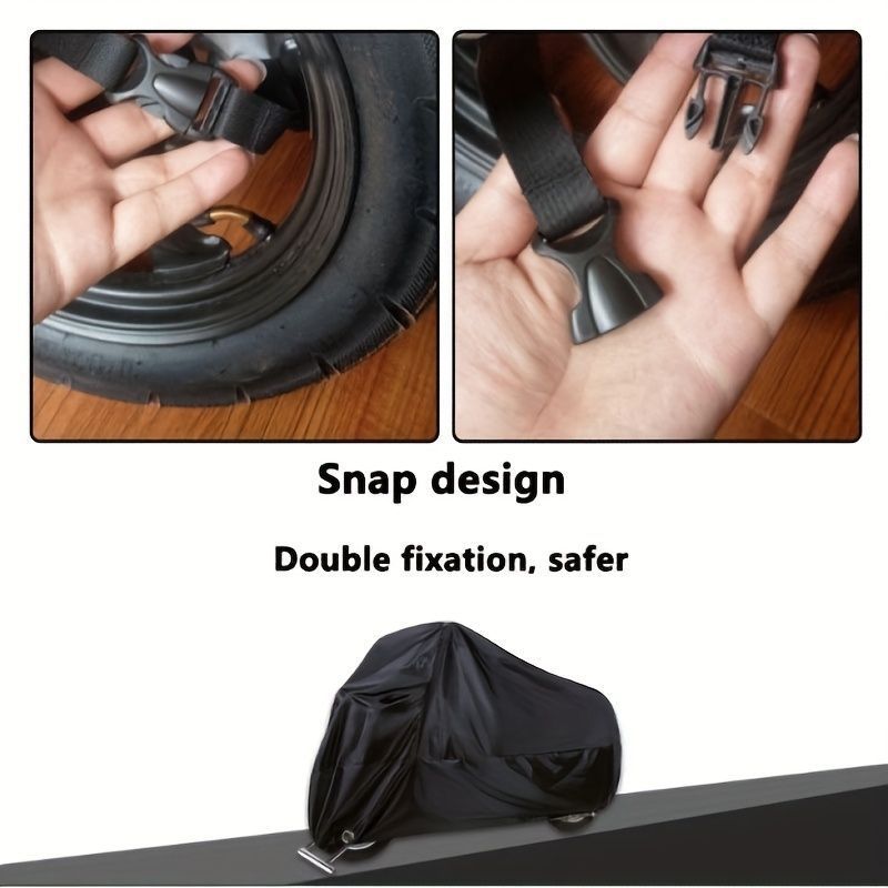 Waterproof Motorcycle Cover Outdoor Dustproof UV Protector for Scooter Bike MTB