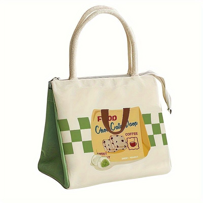 Student Lunch Bag Cooler Insulated Lunch Tote for Work Office Picnic Travel