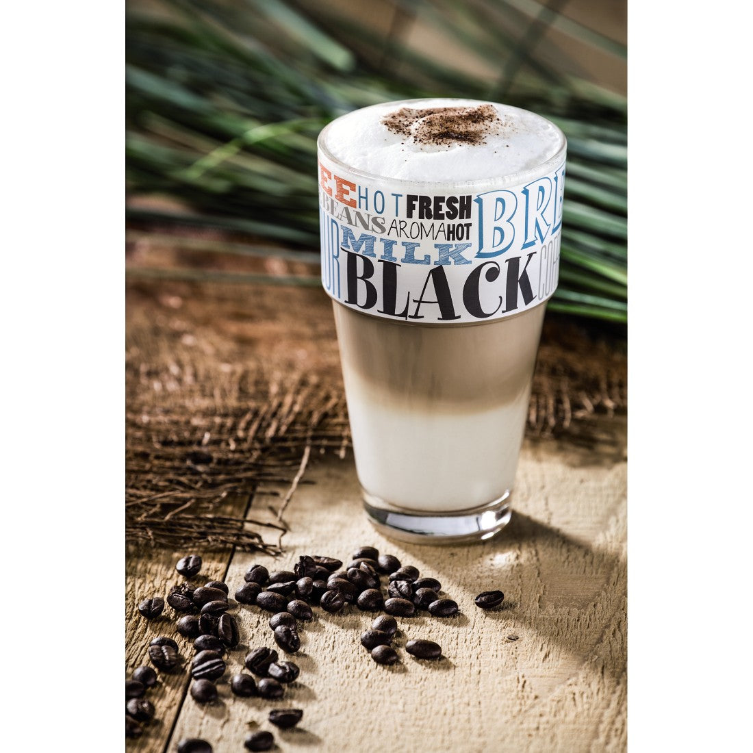 XAVAX 111196 "Flavoured Taste" Latte Macchiato Glass