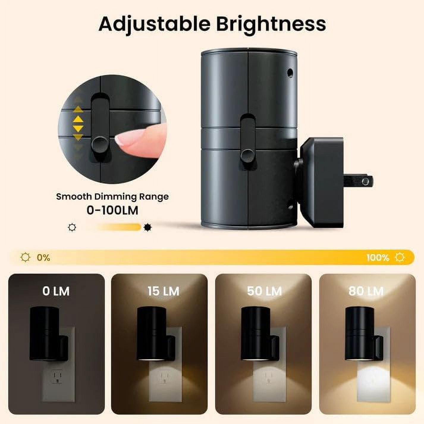 2pcs Motion Sensor Night Light LED Night Light Dimmable LED Motion Detector Night Light with remote control