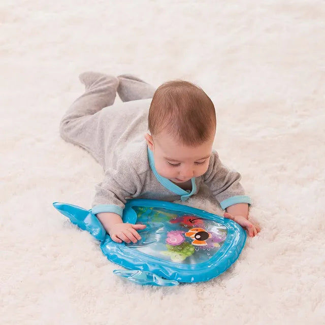 Infantino Sensory Whale Pat & Play Water Mat – Baby Tummy Time Toy