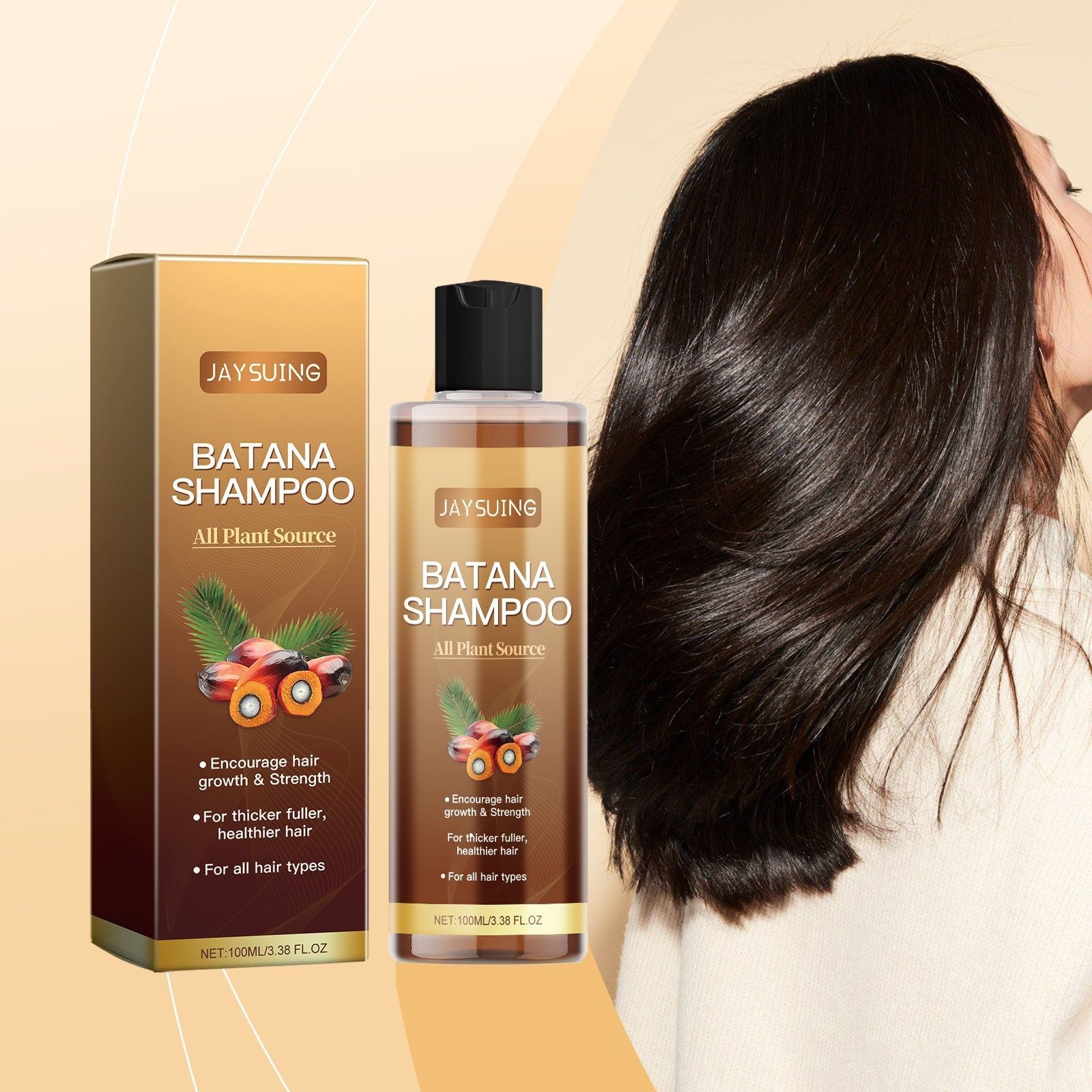 Batana Soft Shine Shampoo, Gentle Moisturizing, Scalp Care, Deep Clean, Hair Resilience ,100ml