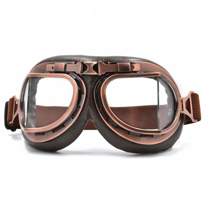 Retro Motorcycle Goggles Vintage Helmet Sunglasses Hiking Ski Eyewear