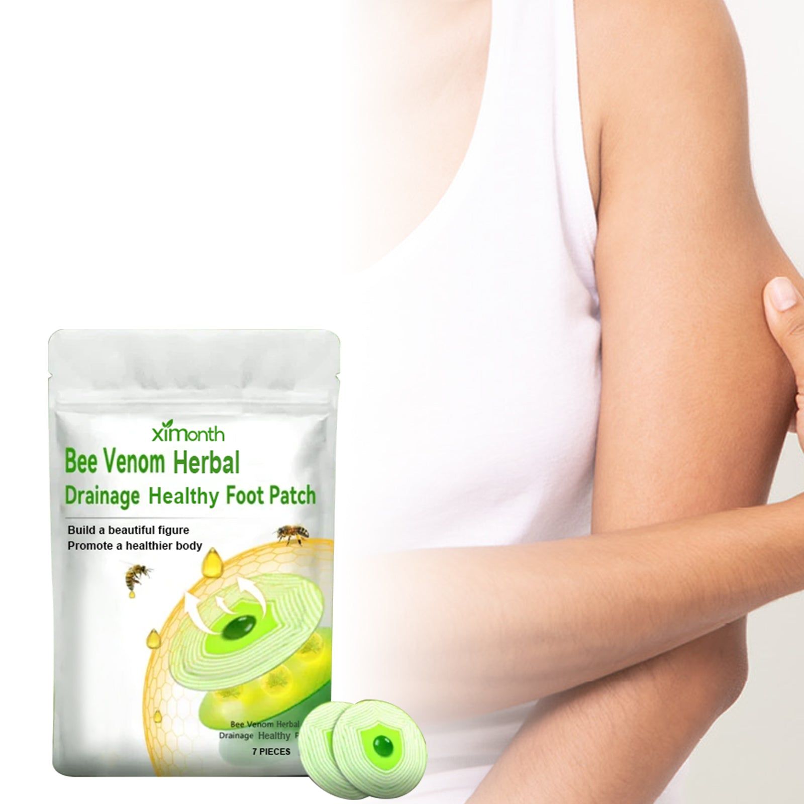 Revitalize with Shaping Patch, Natural Bee Venom Detox for Slimming and Swelling Relief ,7pieces