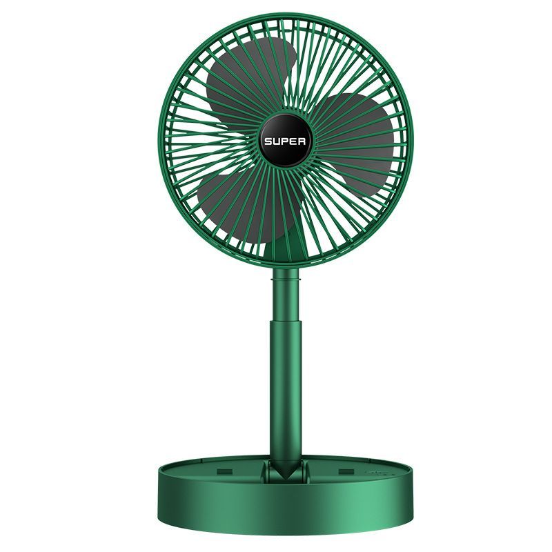 Portable USB Charging Folding Fan Retractable Mini Desktop Desk Fan