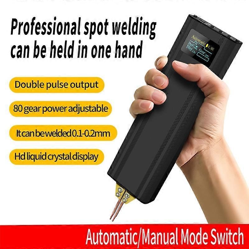 Handheld Spot Welding Machine 80 Gears Spot Welder for 18650 Battery