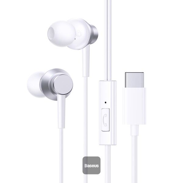 Baseus Encok CZ11 Wired Earphones Cluster, In-Ear Stereo Headphones With Microphone