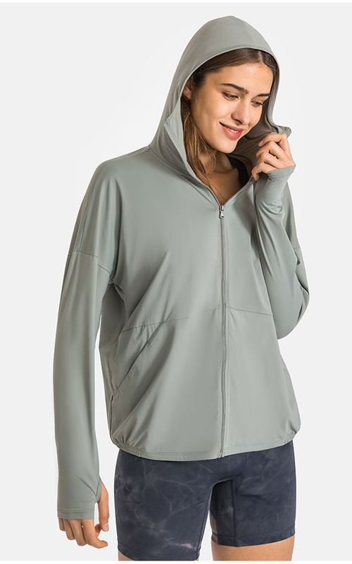Sunscreen Jacket Lightweight Anti UV Jacket  Breathable Sun Protection Sport Coat