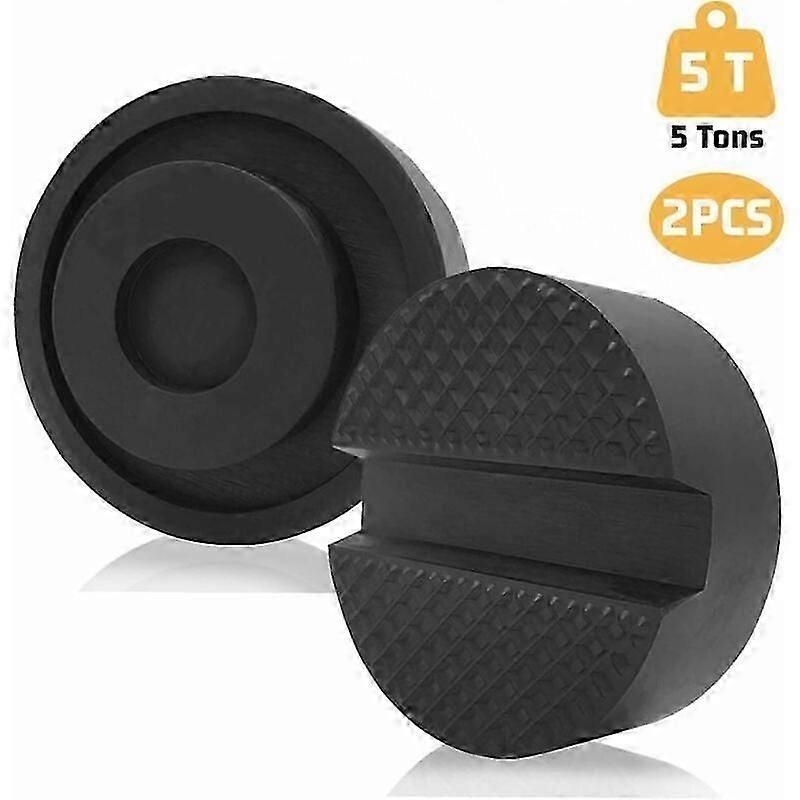 Rubber Cushion Jack Trolley Jack, Universal Rubber Cushion For Jacks And Lifting Platforms, 2 Pack