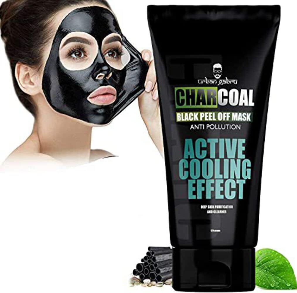 Urban Gabru Charcoal Peel Off Mask for Men & Women 60 gm