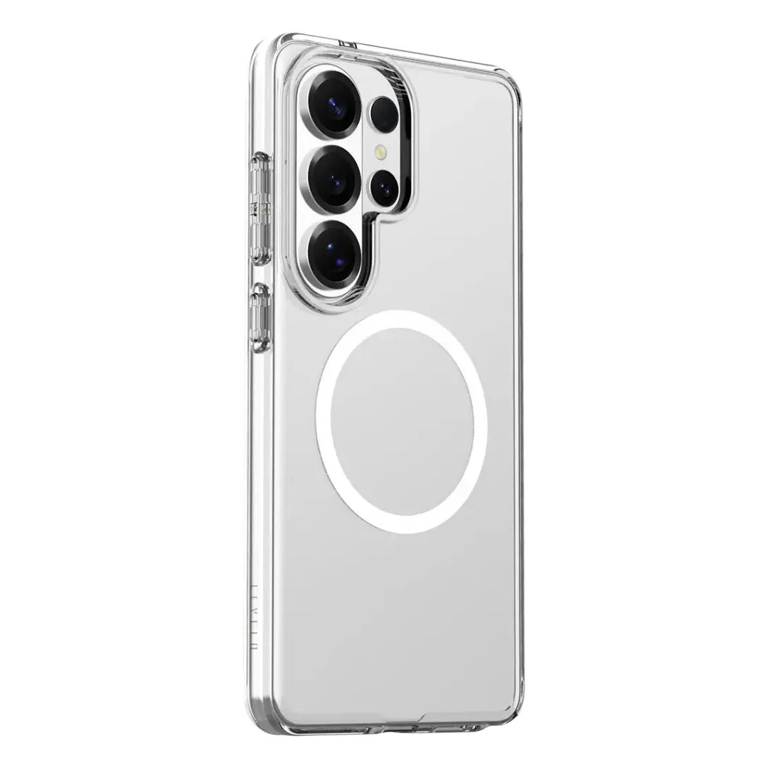 Levelo Allure MagSafe PC Hard Case For Samsung S26 Ultra, Transparent