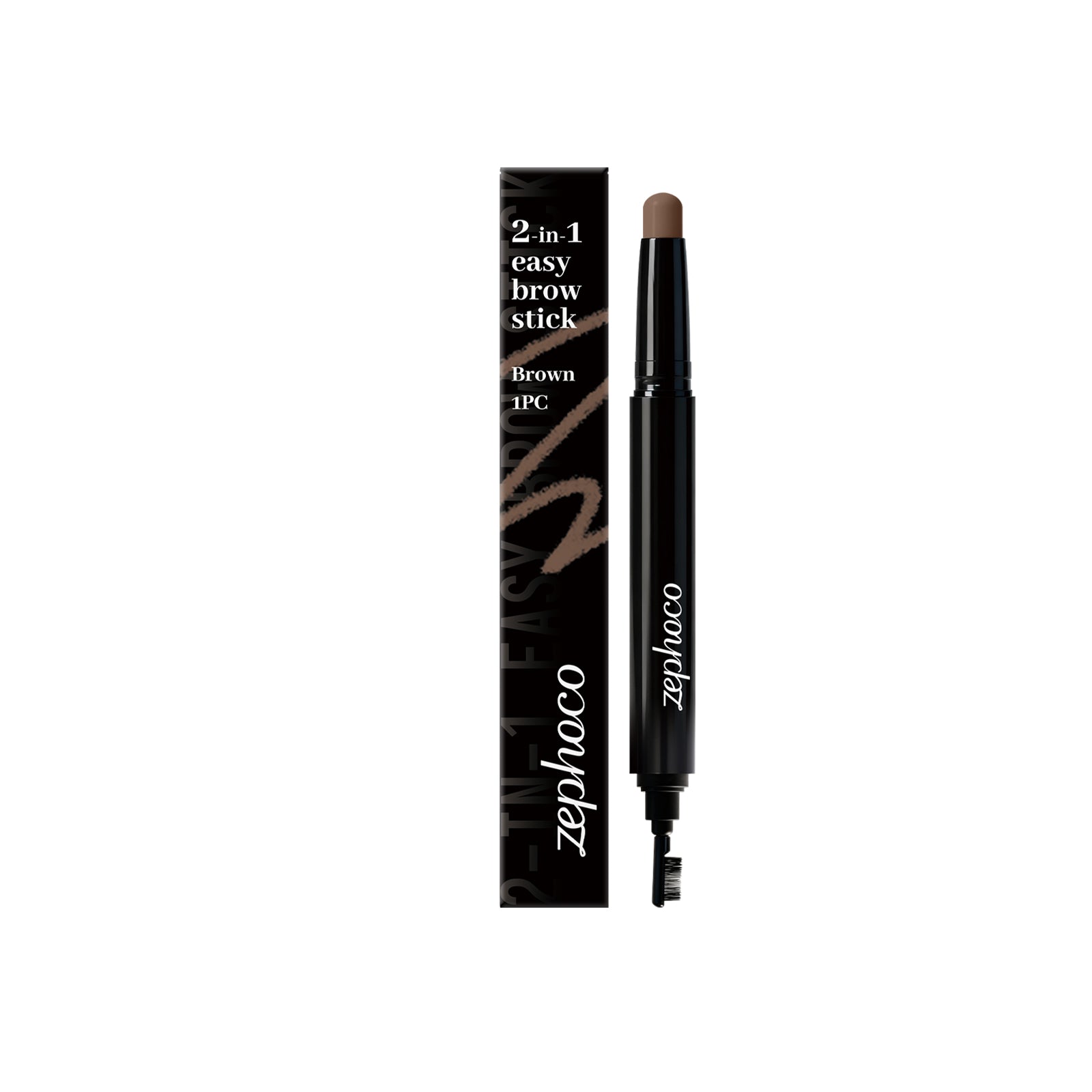 Brown Eyebrow Pencil, Dual-Head, Natural, Long-Lasting, Easy to Use ,1pcs